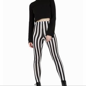 Blackmilk Beetlejuice Leggings Euc 
